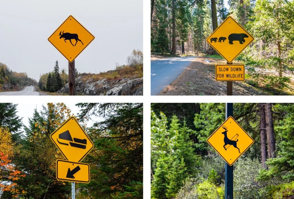 canadian road signs