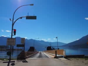 The Kootenay Lake Ferry, British Columbia