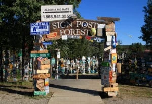 Watson Lake Signpost Forest, Yukon